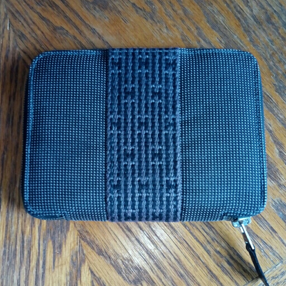 Authentic Hermes zipper wallet small